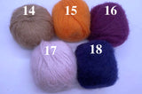 Handmade by Jiu 017 - White Mohair Scarf Cape For 12“ Dolls Like Fashion Royalty FR Poppy Parker PP Nu Face NF