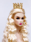 A008 Metal Crown 23×13mm Doll Crown Hair Accessories For 12" Fashion Doll Like Poppy Parker Fashion Royalty Silkstone