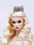 A008 Metal Crown 23×13mm Doll Crown Hair Accessories For 12" Fashion Doll Like Poppy Parker Fashion Royalty Silkstone