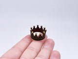 A008 Metal Crown 23×13mm Doll Crown Hair Accessories For 12" Fashion Doll Like Poppy Parker Fashion Royalty Silkstone