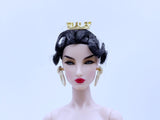A033 Gold Mini Crown Doll Crown Hair Accessories For 12" Fashion Dolls Like Poppy Parker FR NF Doll
