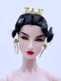 A033 Gold Mini Crown Doll Crown Hair Accessories For 12" Fashion Dolls Like Poppy Parker FR NF Doll