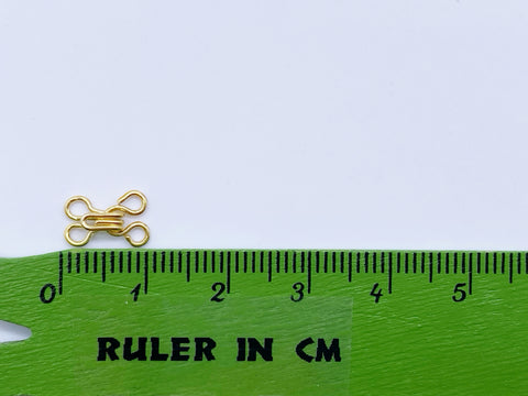 Mini Hook and Eye, 6mmx11mm Hook and Eye Clasp, for Doll Clothes