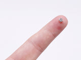 B009 3mm 4mm Sew On Rhinestones Mini Glass Doll Clothes Doll Sewing Craft Notion