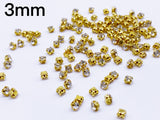 B009 3mm 4mm Sew On Rhinestones Mini Glass Doll Clothes Doll Sewing Craft Notion