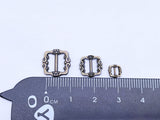 B010 Metal Flower Pattern 12mm Tiny Mini Buckles Doll Sewing Doll Craft Supply