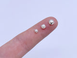 B012 3mm 4mm 5mm Faux Pearl Sew On Rhinestone Doll Clothes Sewing Supply Doll Craft