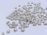 B012 3mm 4mm 5mm Faux Pearl Sew On Rhinestone Doll Clothes Sewing Supply Doll Craft