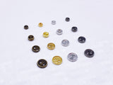 B019  Mini 3mm 4mm Metal Buttons Doll Clothes Sewing Craft Supply Notions