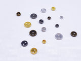 B019  Mini 3mm 4mm Metal Buttons Doll Clothes Sewing Craft Supply Notions