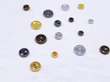 B019  Mini 3mm 4mm Metal Buttons Doll Clothes Sewing Craft Supply Notions