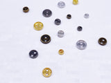 B019  Mini 3mm 4mm Metal Buttons Doll Clothes Sewing Craft Supply Notions