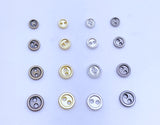 B019B 5mm/6mm/7mm/8mm Two Hole Mini Doll Buttons Sewing Craft Doll Clothes Making Sewing Supply