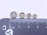 B019B 5mm/6mm/7mm/8mm Two Hole Mini Doll Buttons Sewing Craft Doll Clothes Making Sewing Supply