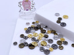 B019B 5mm/6mm/7mm/8mm Two Hole Mini Doll Buttons Sewing Craft Doll Clothes Making Sewing Supply