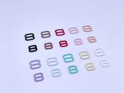 B034 Color Collection 8 shape 6mm 8mm Mini Buckles Sewing Craft Doll Clothes Making Sewing Supply