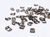 B037 Metal 7×10mm Mini Doll Belt Buckles Sewing Craft Doll Clothes Making Sewing Supply