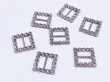 B039 Squared Buckle With Crystal Mini Buckles Sewing Craft Doll Clothes Making