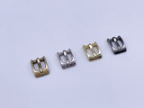 B046 Old Metal Mini Buckles Doll Clothes Purse Making Doll Sewing Supplies