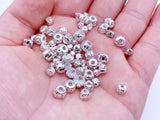 B057 Silver Color Base 3mm/4mm/5mm/6mm Sew On Zircon Crystal Rhinestones Micro Mini Doll Clothes Doll Sewing Craft Supply