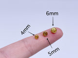 B062 4mm Micro Mini Buttons Military Anchor Style Navy Pea Coat Doll Clothes Sewing