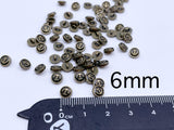 B062 4mm Micro Mini Buttons Military Anchor Style Navy Pea Coat Doll Clothes Sewing