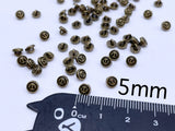 B062 4mm Micro Mini Buttons Military Anchor Style Navy Pea Coat Doll Clothes Sewing