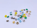 B064 Four Leaf Lucky Clover 6mm Buttons Shank Buttons Micro Mini Buttons Tiny Buttons Doll Sewing Craft Supplies