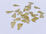 B069 4mm Tiny Heart Fish Cross Cat Mini Charm Doll Sewing Craft Supplies