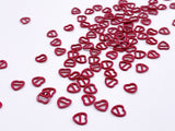 B076 Metal Color 7mm Heart Tiny Mini Buckles Doll Sewing Doll Craft Supply For 12" Fashion Dolls Like FR PP Blythe BJD
