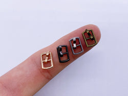 B077 Tiny Square Doll Mini Buckles Doll Sewing Supplies Doll Craft For 12" Fashion Dolls Like FR PP Blythe BJD