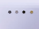 B078 Metal 5mm Flower Buttons Micro Mini Buttons Tiny Buttons Doll Sewing Notion Supply For 12" Fashion Dolls Like FR PP Blythe BJD