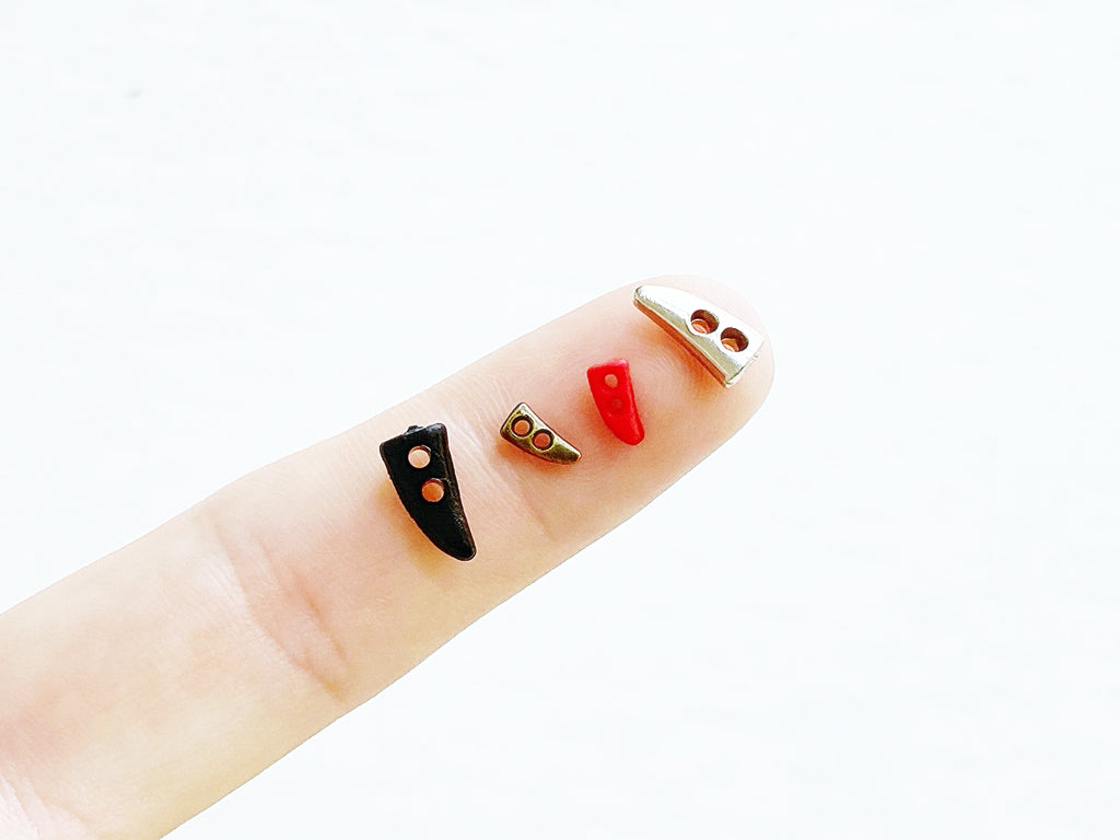 B080 Metal 10mm Mini Toggle Buttons Tiny Buttons Doll Buttons Sewing C ...