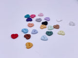 B082 Cute 6mm Heart Plastic Buttons Tiny Buttons Doll Sewing Notion Supply For 12" Fashion Dolls Like FR PP Blythe BJD