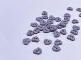 B082 Cute 6mm Heart Plastic Buttons Tiny Buttons Doll Sewing Notion Supply For 12" Fashion Dolls Like FR PP Blythe BJD