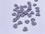 B082 Cute 6mm Heart Plastic Buttons Tiny Buttons Doll Sewing Notion Supply For 12" Fashion Dolls Like FR PP Blythe BJD