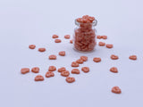 B082 Cute 6mm Heart Plastic Buttons Tiny Buttons Doll Sewing Notion Supply For 12" Fashion Dolls Like FR PP Blythe BJD