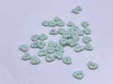 B082 Cute 6mm Heart Plastic Buttons Tiny Buttons Doll Sewing Notion Supply For 12" Fashion Dolls Like FR PP Blythe BJD