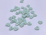 B082 Cute 6mm Heart Plastic Buttons Tiny Buttons Doll Sewing Notion Supply For 12" Fashion Dolls Like FR PP Blythe BJD