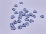 B082 Cute 6mm Heart Plastic Buttons Tiny Buttons Doll Sewing Notion Supply For 12" Fashion Dolls Like FR PP Blythe BJD