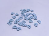 B082 Cute 6mm Heart Plastic Buttons Tiny Buttons Doll Sewing Notion Supply For 12" Fashion Dolls Like FR PP Blythe BJD