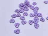 B082 Cute 6mm Heart Plastic Buttons Tiny Buttons Doll Sewing Notion Supply For 12" Fashion Dolls Like FR PP Blythe BJD