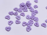 B082 Cute 6mm Heart Plastic Buttons Tiny Buttons Doll Sewing Notion Supply For 12" Fashion Dolls Like FR PP Blythe BJD