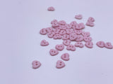 B082 Cute 6mm Heart Plastic Buttons Tiny Buttons Doll Sewing Notion Supply For 12" Fashion Dolls Like FR PP Blythe BJD