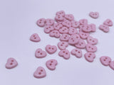 B082 Cute 6mm Heart Plastic Buttons Tiny Buttons Doll Sewing Notion Supply For 12" Fashion Dolls Like FR PP Blythe BJD