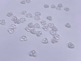 B082 Cute 6mm Heart Plastic Buttons Tiny Buttons Doll Sewing Notion Supply For 12" Fashion Dolls Like FR PP Blythe BJD