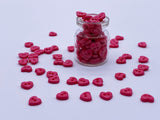 B082 Cute 6mm Heart Plastic Buttons Tiny Buttons Doll Sewing Notion Supply For 12" Fashion Dolls Like FR PP Blythe BJD