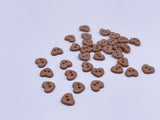 B082 Cute 6mm Heart Plastic Buttons Tiny Buttons Doll Sewing Notion Supply For 12" Fashion Dolls Like FR PP Blythe BJD