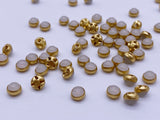 B087 Gold Color Base Pearl Button Tiny Buttons Doll Sewing Craft Supplies For 12" Fashion Dolls Like FR PP Blythe BJD