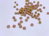 B087 NEW COLOR COLLECTION! Gold Color Base Pearl Button Tiny Buttons Doll Sewing Craft Supplies For 12" Fashion Dolls Like FR PP Blythe BJD